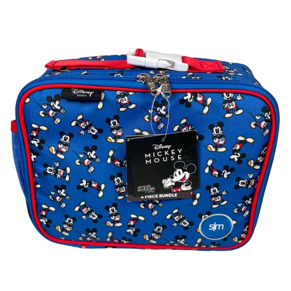 NWT Simple Modern Mickey Mouse Hadley 2.0 Lunch Box 4 Piece Bundle - Picture 2 of 7